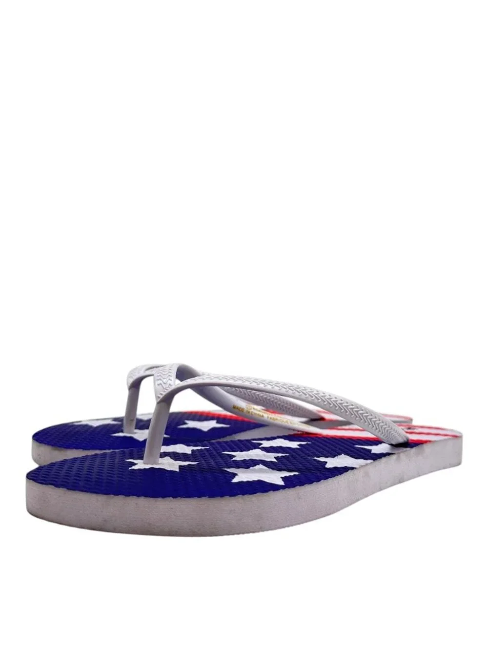 Nordstrom Abound Flip Flop Sandal 11 USA American Flag Thong Slide Beach Pool